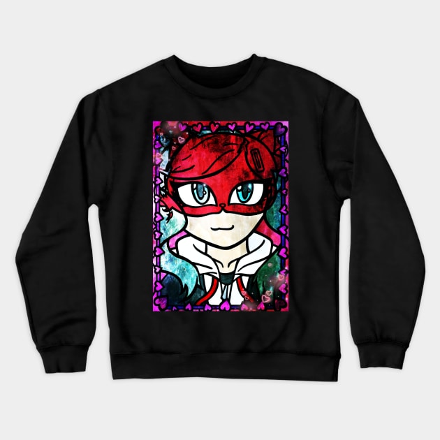 Mask of Panther Crewneck Sweatshirt by ScribbleSketchScoo